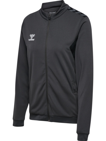 Damen Hummel Authentic Zip Jacket - Asphalt